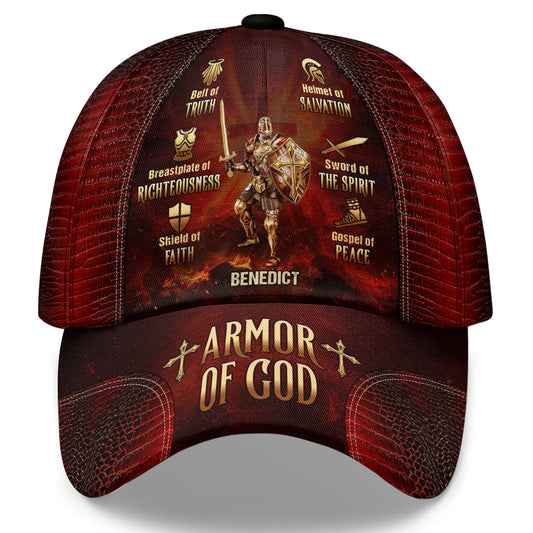 Armor Of God - Personalized Classic Cap Faith - Gift For Men