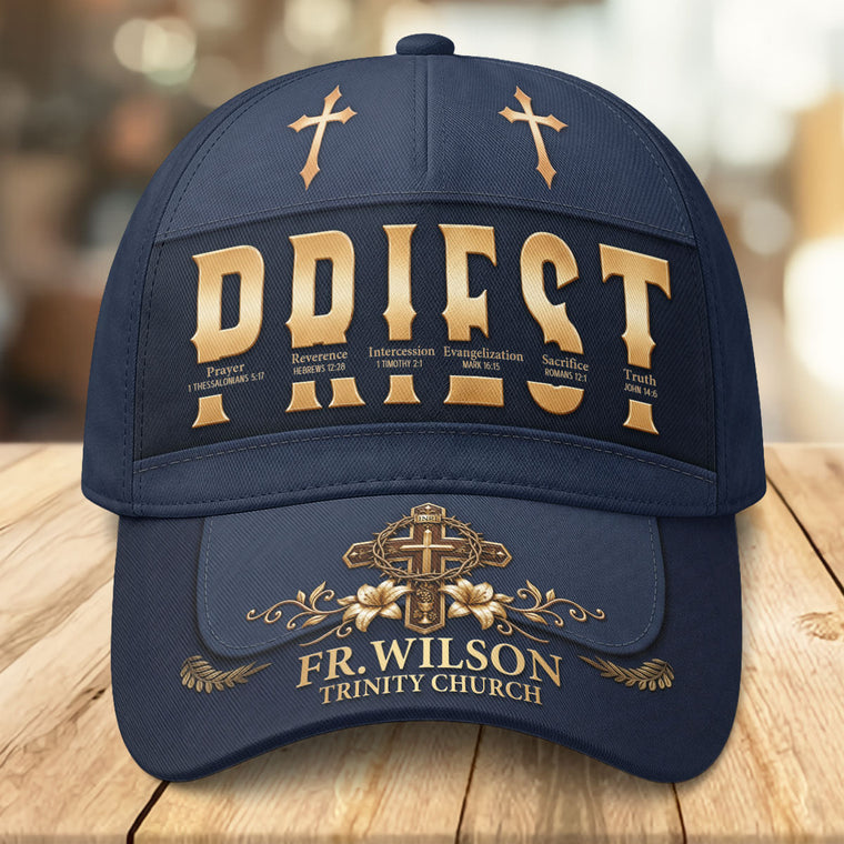 Faithful Shepherd - Personalized Classic Cap for Priest