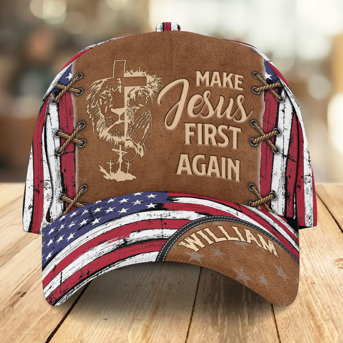 Make Jesus First Again - Personalized Classic Cap
