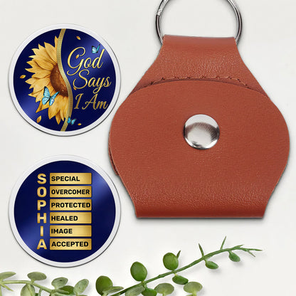 God Says I Am - Personalized Pocket Hug Keepsake