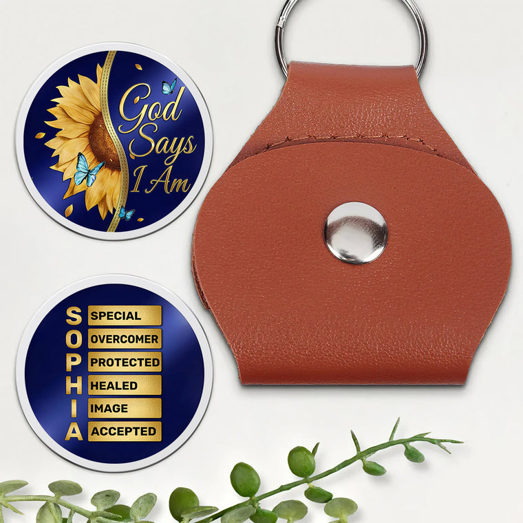 God Says I Am - Personalized Pocket Hug Keepsake