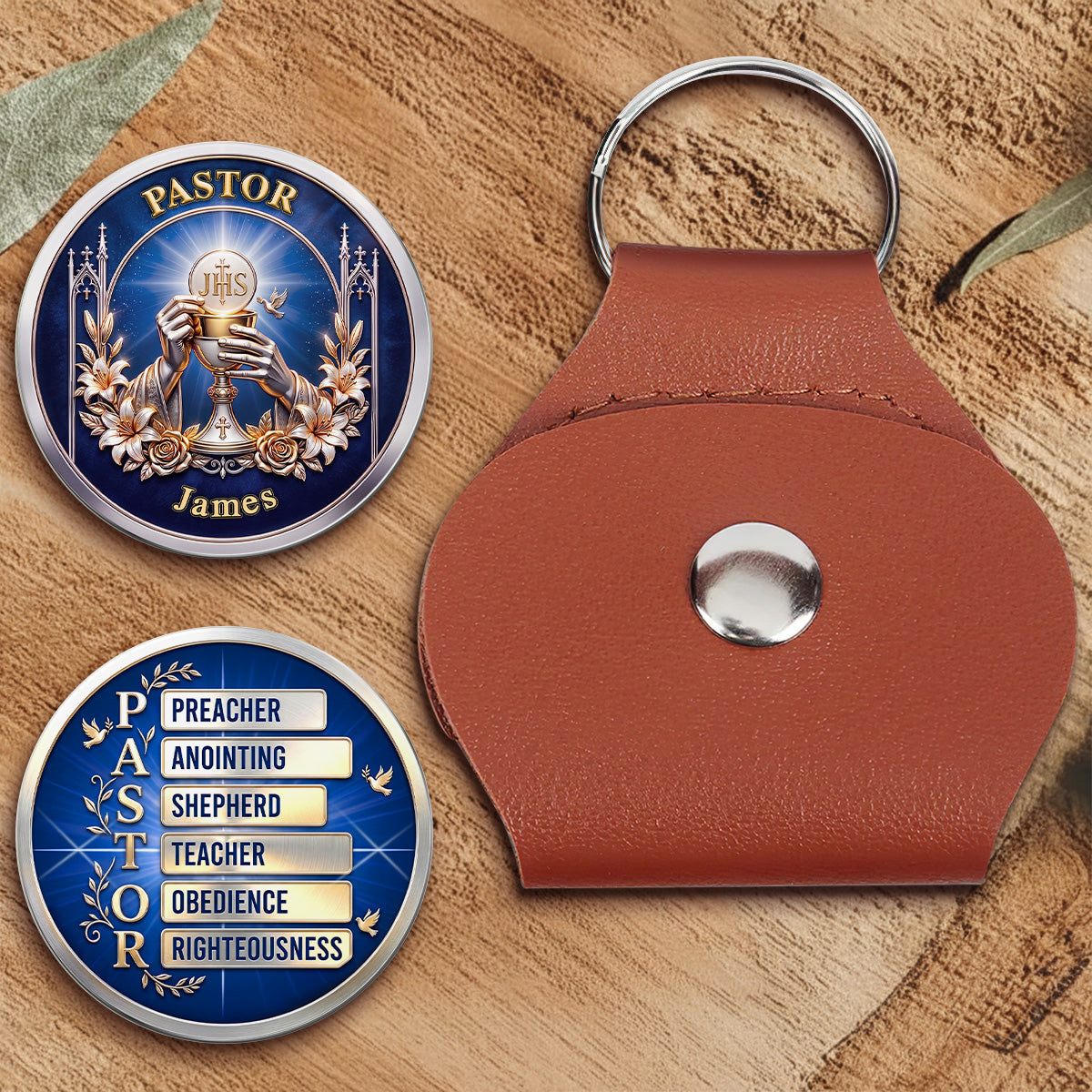A Pastor Who Leads With Grace - Personalized Keepsake