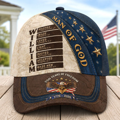 Man Of God - Personalized Classic Cap