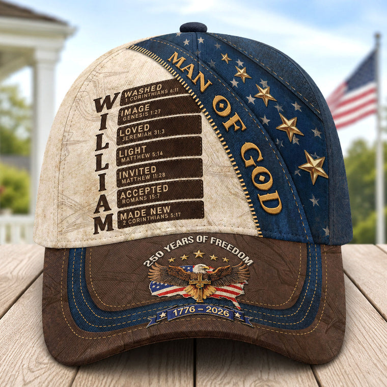 Man Of God - Personalized Classic Cap