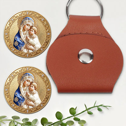 Blessed Mother And Child - Pocket Hug Keepsake