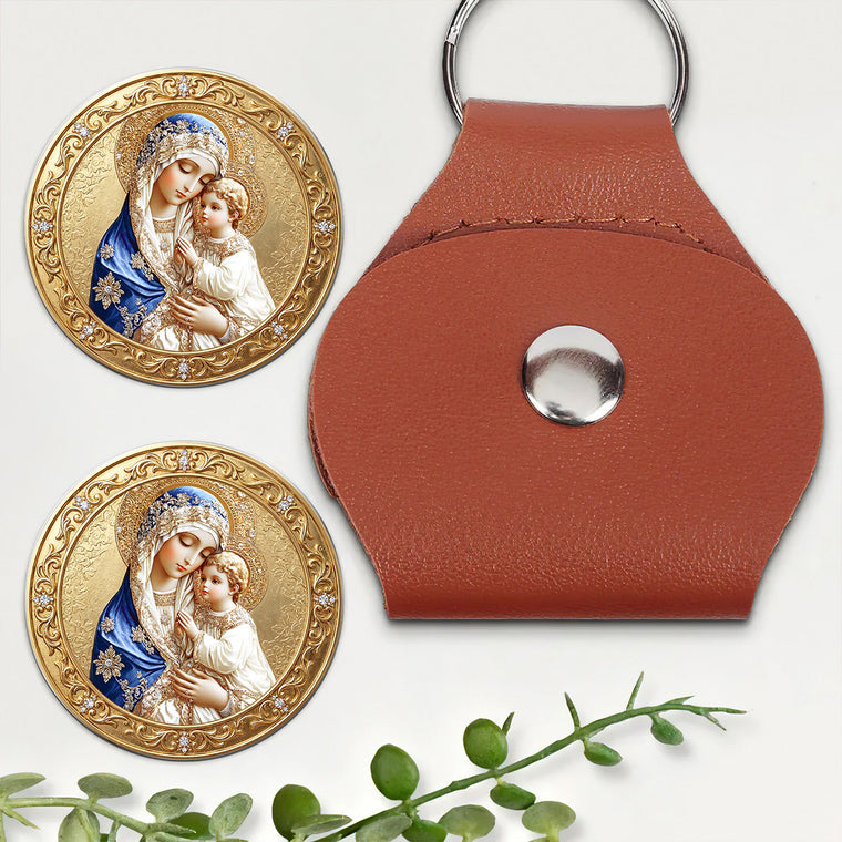 Blessed Mother And Child - Pocket Hug Keepsake