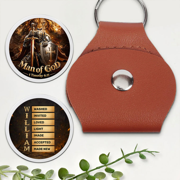 Man of God - Personalized Pocket Hug Keepsake
