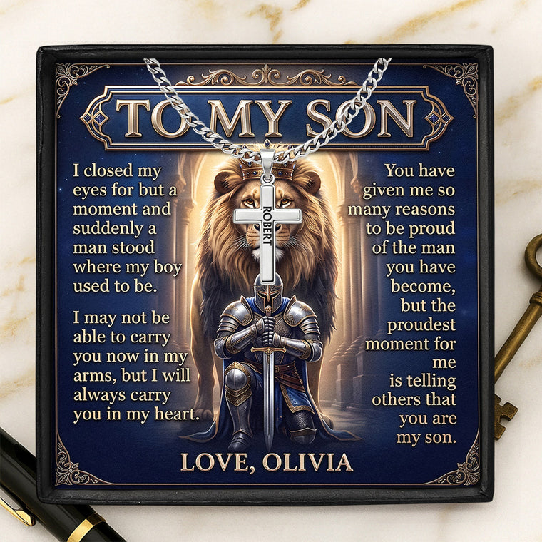 I Will Always Carry You In My Heart - Christian Jewelry for Him GMJSCLC200012