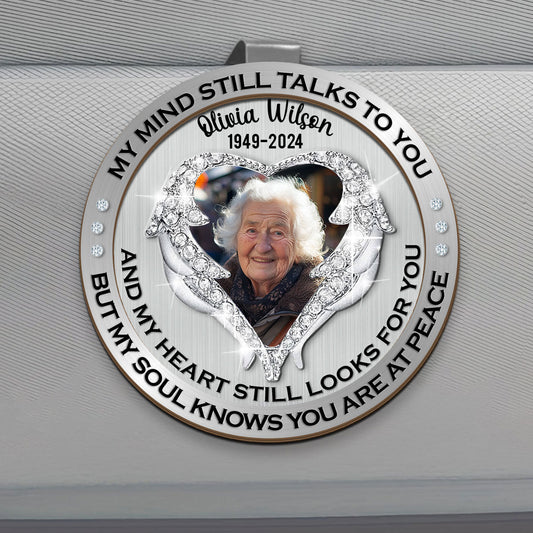 Peaceful Soul - Memorial Car Visor Clip Keepsake