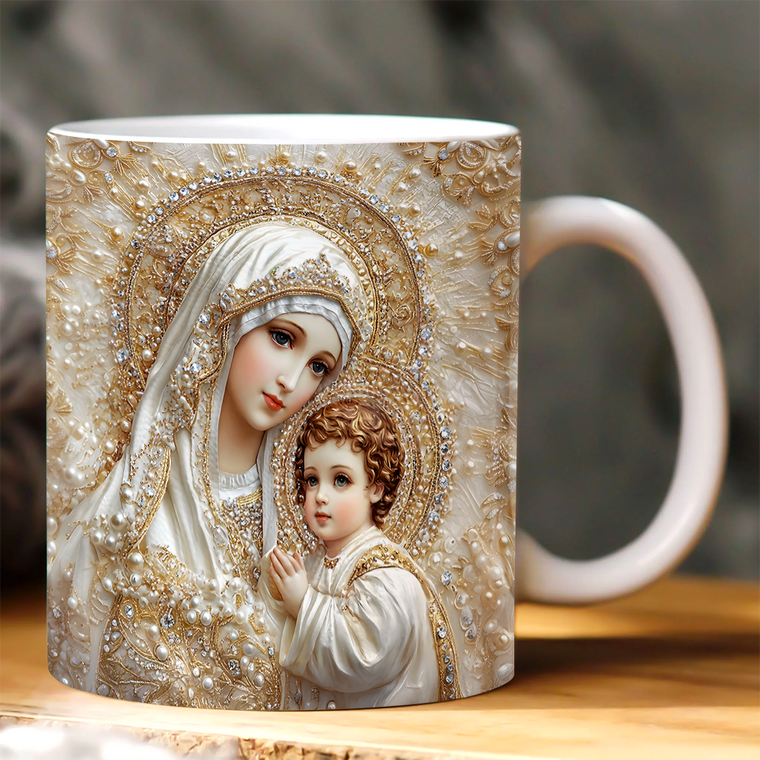 Light Of Heaven’s Embrace - Inspirational Coffee Mug