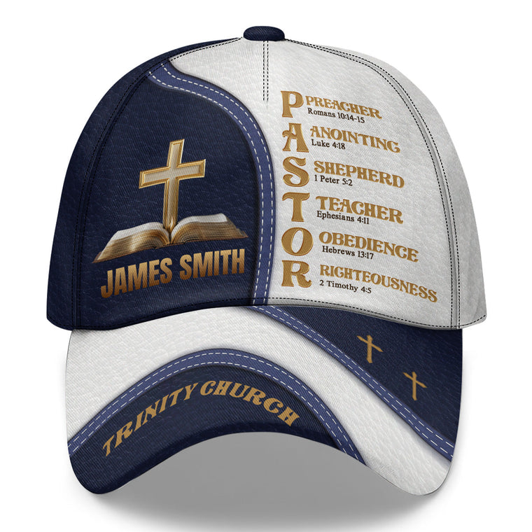 Faith-Inspired Gift for Pastor - Personalized Classic Cap