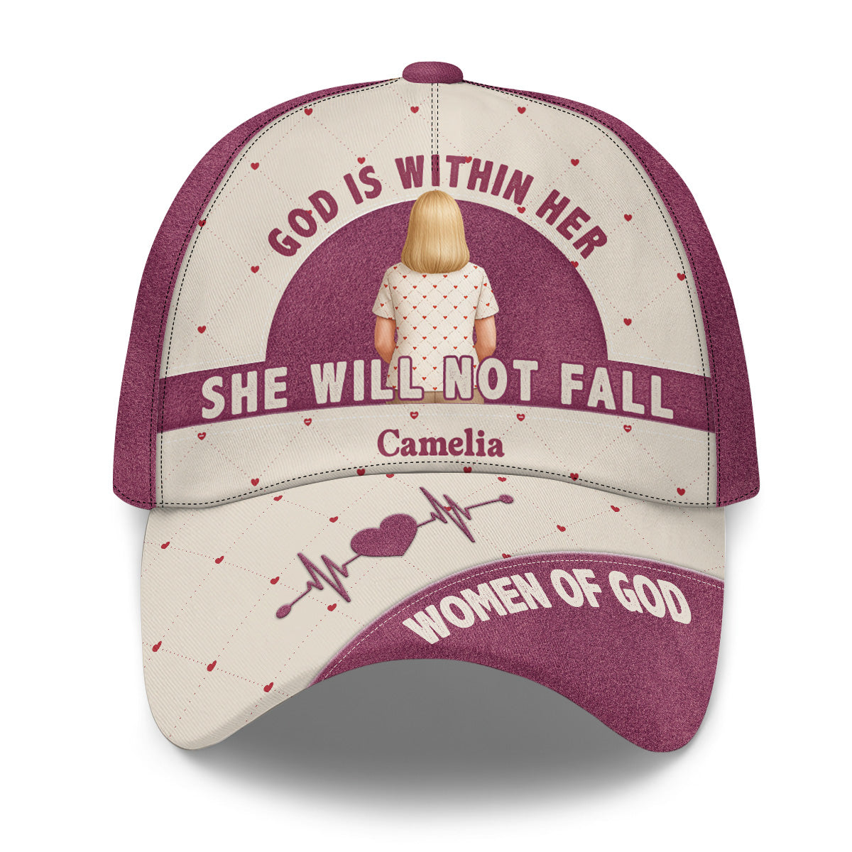 God Is Within Her - Personalized Classic Cap