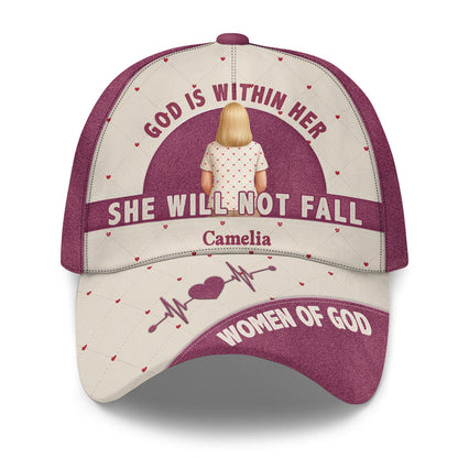 God Is Within Her - Personalized Classic Cap