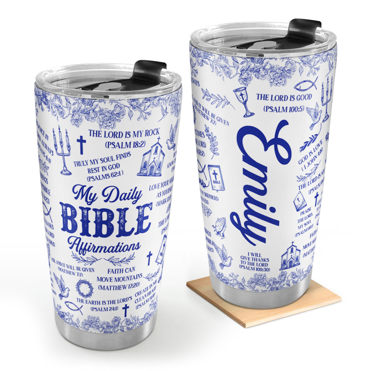 Faith-Inspired - Personalized Stainless Steel Tumbler