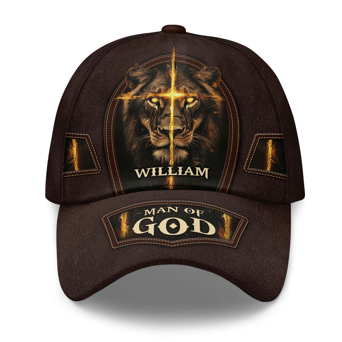 Man Of God - Personalized Classic Cap Faith - Gift For Dad