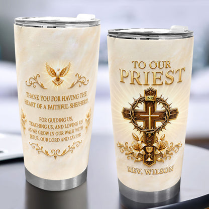 Faithful Shepherd - Personalized Tumbler