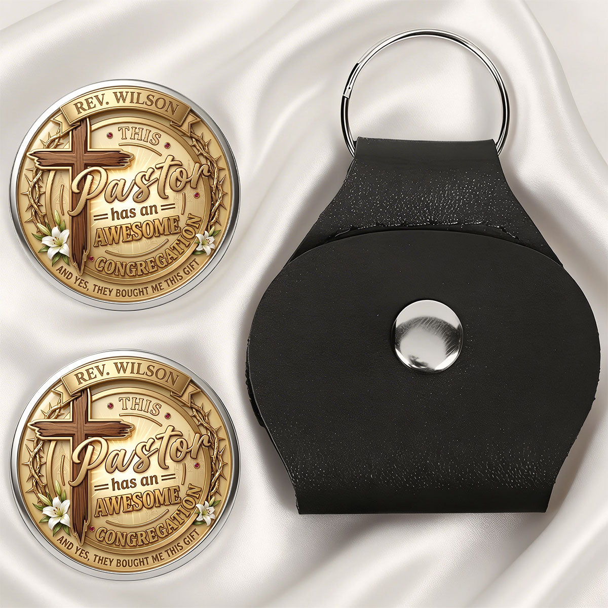 Congregation Sentiment - Personalized Pocket Hug for Pastor