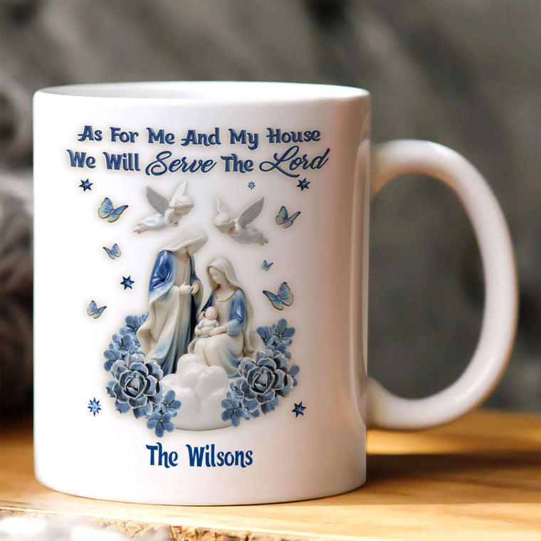 As For Me And My House - Christian Inspirational Coffee Mug