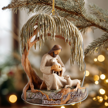 Child Of God - Personalized Acrylic Ornament GOJS10332