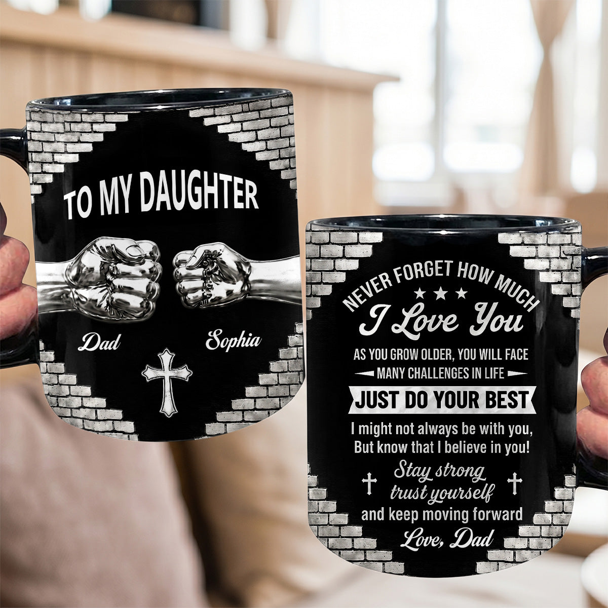 Just Do Your Best - Personalized Coffee Mug for Her