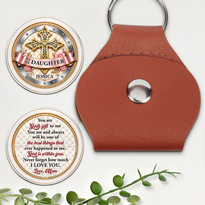 You Are God's Gift To Me - Personalized Pocket Hug Keepsake