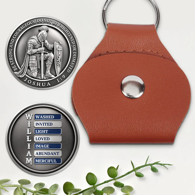 Be Strong and Courageous - Personalized Christian Keepsake