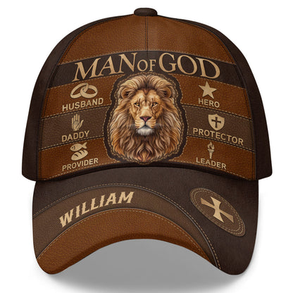 Faith-Inspired Gift for Men - Personalized Classic Cap