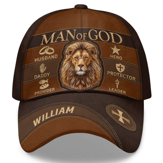Faith-Inspired Gift for Men - Personalized Classic Cap