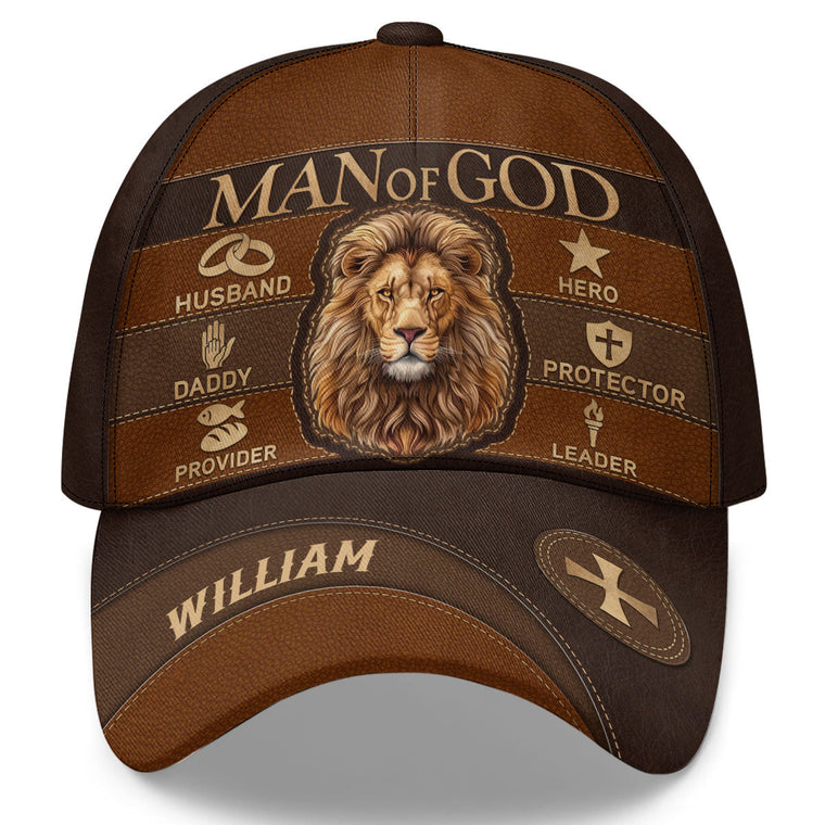 Faith-Inspired Gift for Men - Personalized Classic Cap