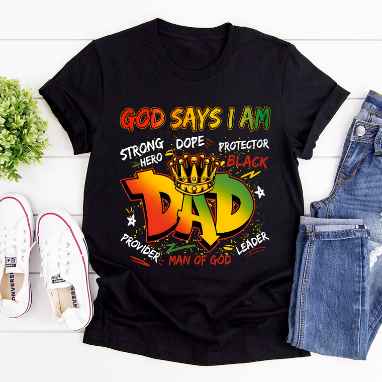 God Says I Am - 2D Unisex T-shirt GMJSTS200074