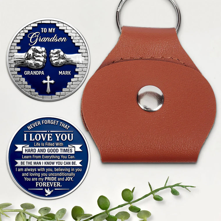 Be The Man I Know You Can Be - Personalized Pocket Hug Keepsake