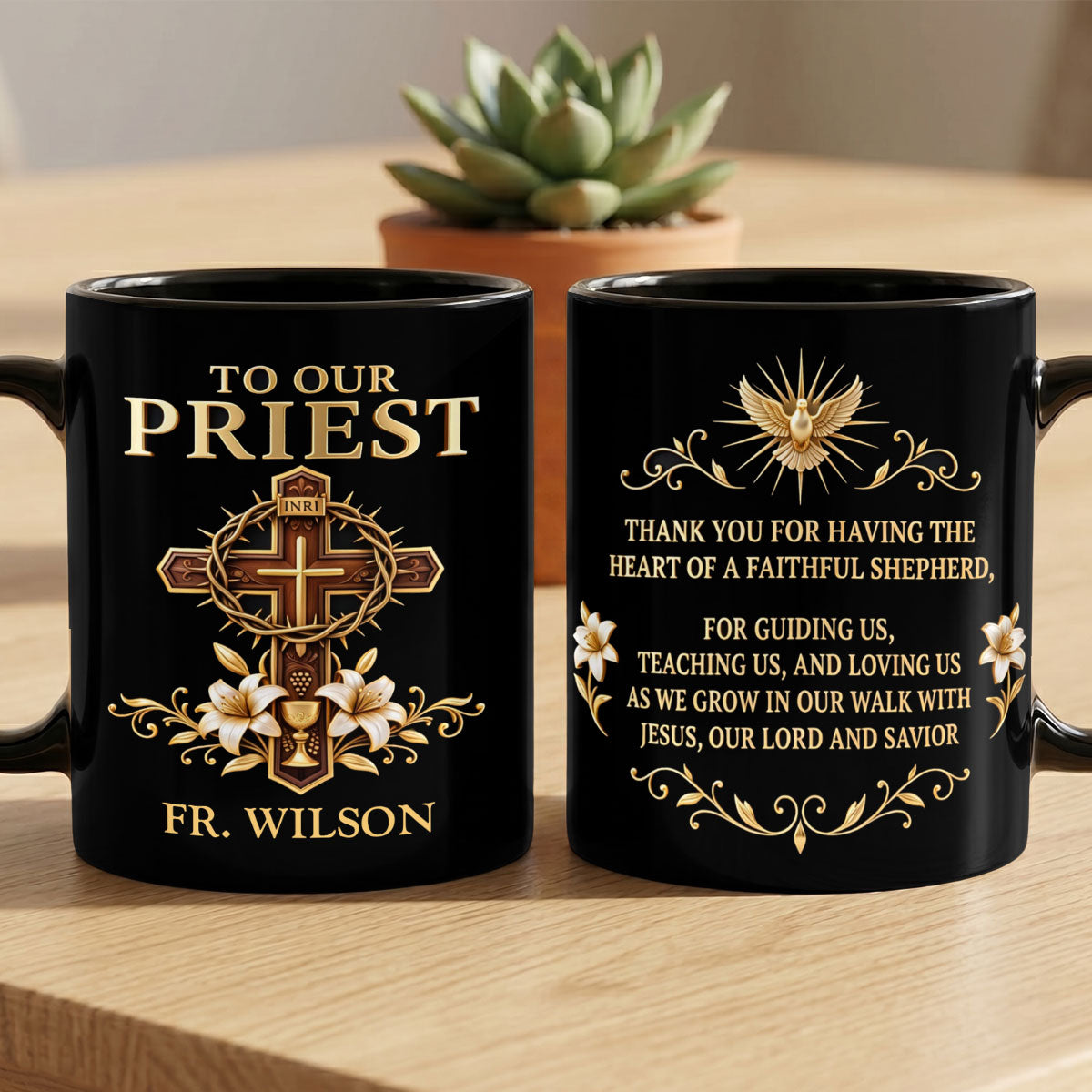 Faithful Shepherd - Personalized Ceramic Coffee Mug