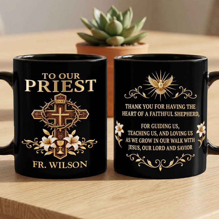 Faithful Shepherd - Personalized Ceramic Coffee Mug