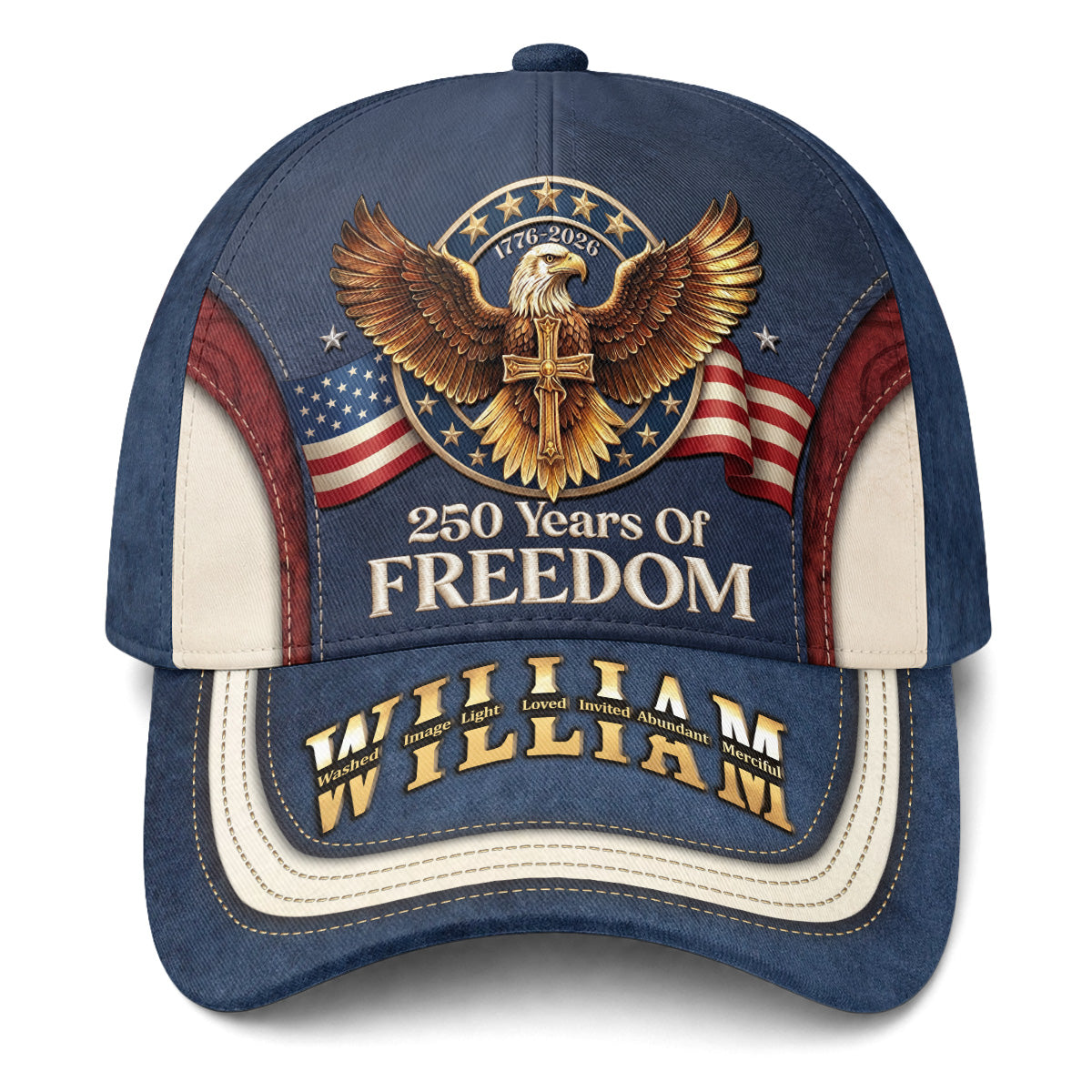 Patriotic Independence Day - Personalized Classic Cap for Him