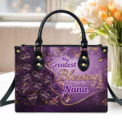 Faith-Inspired - Personalized Leather Handbag GMJSLB200091