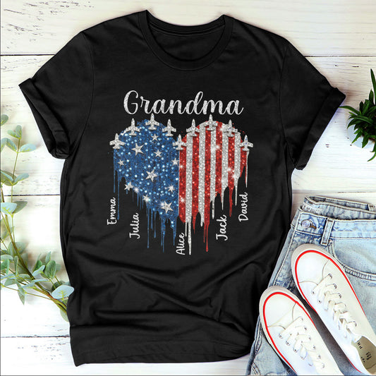 Independence Heart - Personalized Unisex T-Shirt GMJSTS200036
