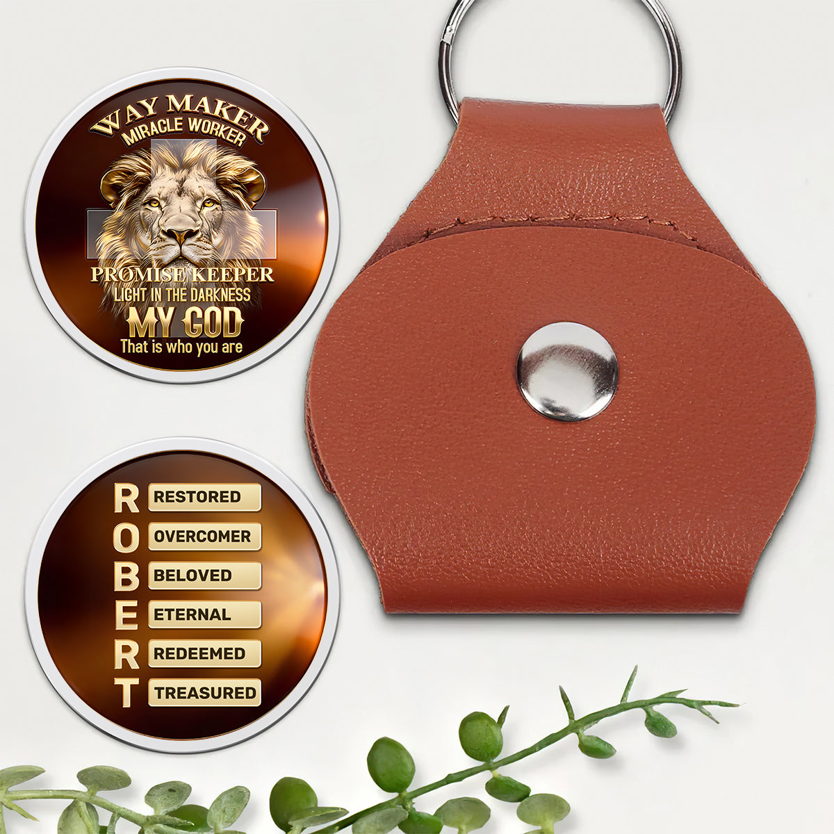 Way Maker Promise Keeper - Personalized Pocket Hug Keepsake