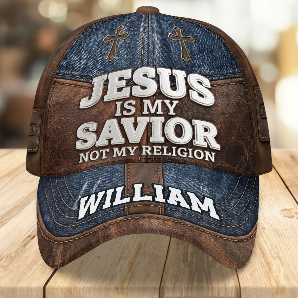 Jesus Is My Savior - Personalized Classic Cap - Christian Faith