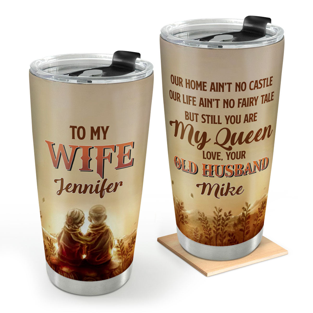 Inspirational Verse - Personalized Stainless Steel Tumbler 20oz