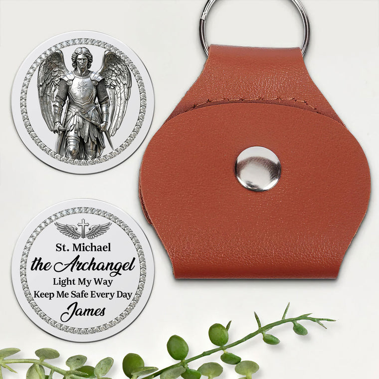 Archangel Michael Guardian - Personalized Pocket Hug Keepsake