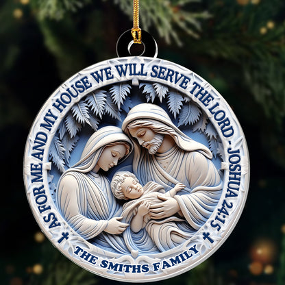 Christian Home Decor - Personalized Acrylic Ornament GOJS10086
