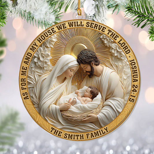 Faith Christmas Decor - Personalized Acrylic Ornament GOJS10053