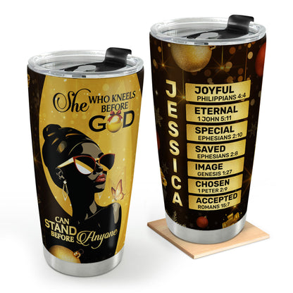 Faith Quote - Personalized Stainless Steel Tumbler