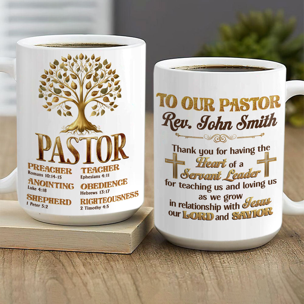 Inspirational Faith - Personalized Ceramic Coffee Mug