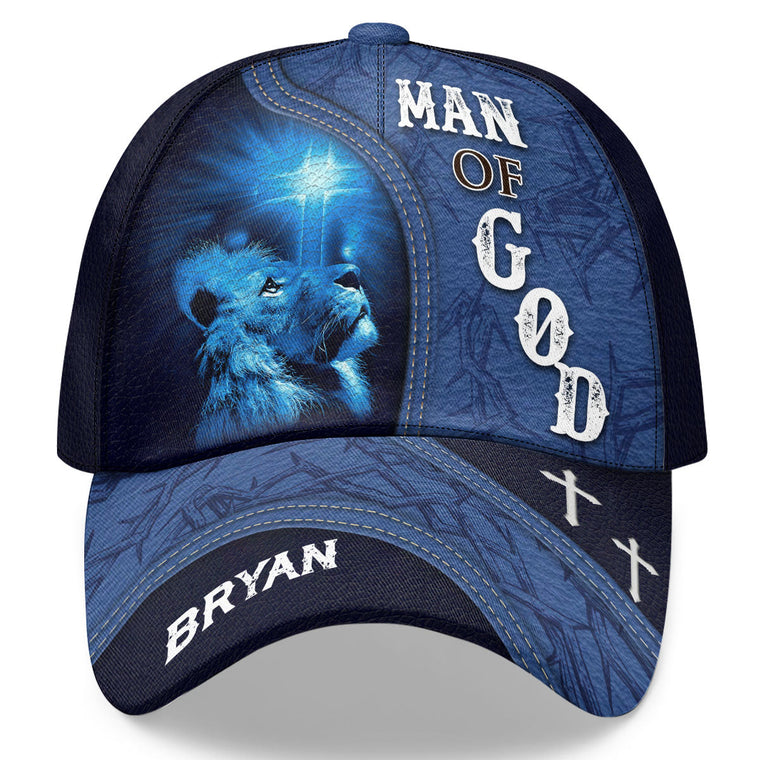 Man Of God - Personalized Classic Cap - Christian Faith Apparel