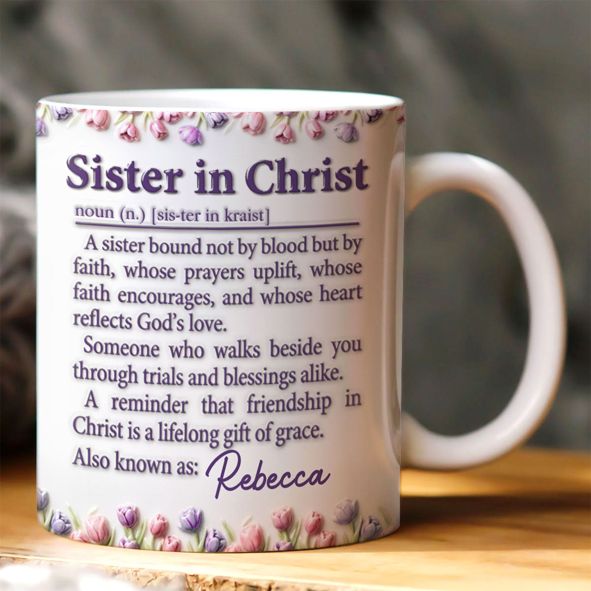 Faith-Inspired - Personalized Ceramic Coffee Mug