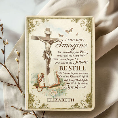 I Can Only Imagine - Personalized Leather Notebook GMJSNB200117