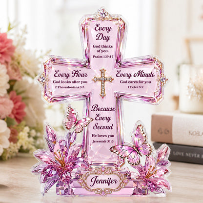 Faith-Inspired Gift for Mom - Personalized Acrylic Plaque GAPJS10021