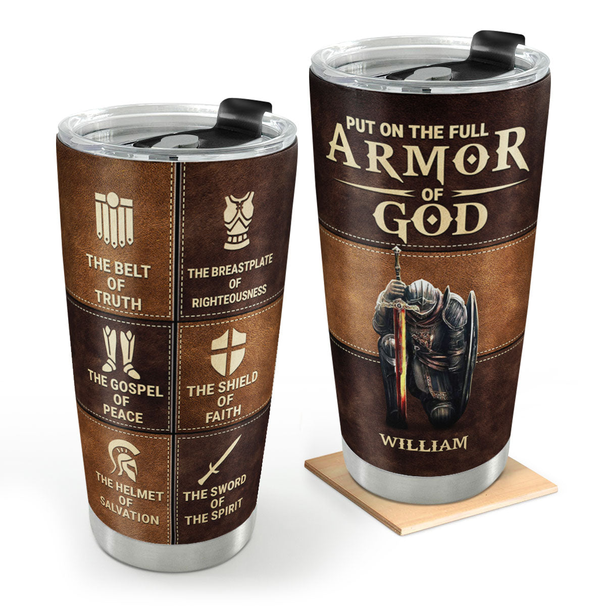 Faithful Inspiration - Personalized Stainless Steel Tumbler