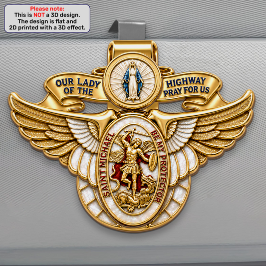 Blessed Journey - Personalized Car Visor Clip